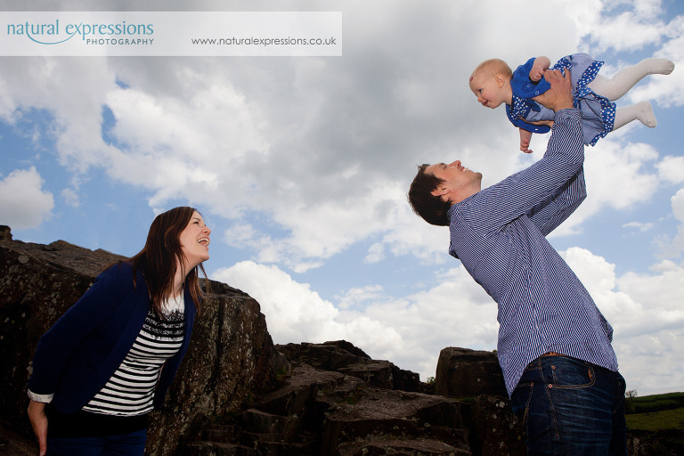 Family portrait session in Bradgate Park, Leicester, Leicestershire